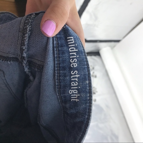 Lee Riders Mid Rise Straight Leg Jeans - Picture 5 of 7